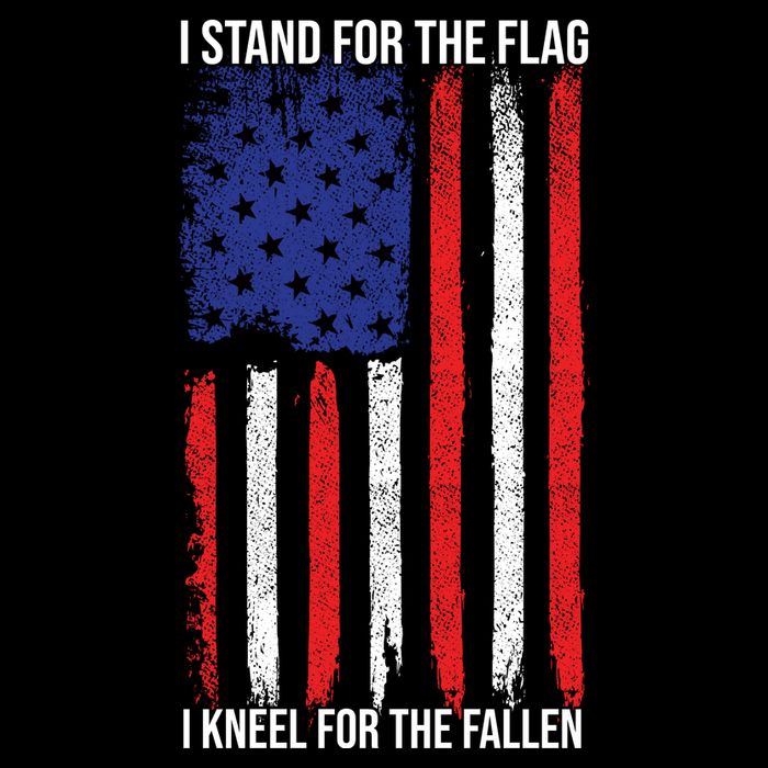 I Stand For The Flag I Kneel For The Fallen Usa Drawstring Bag