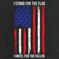 I Stand For The Flag I Kneel For The Fallen Usa 25L Jumbo Tote