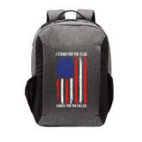 I Stand For The Flag I Kneel For The Fallen Usa Vector Backpack