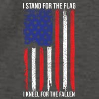 I Stand For The Flag I Kneel For The Fallen Usa Vector Backpack