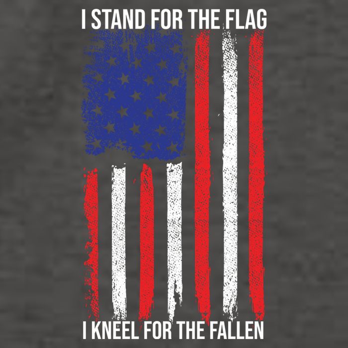 I Stand For The Flag I Kneel For The Fallen Usa Vector Backpack