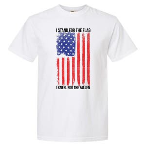 I Stand For The Flag I Kneel For The Fallen Usa Garment-Dyed Heavyweight T-Shirt