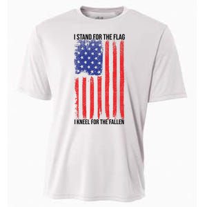 I Stand For The Flag I Kneel For The Fallen Usa Cooling Performance Crew T-Shirt