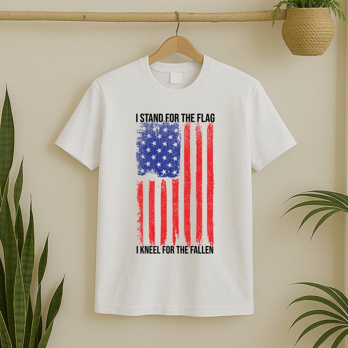I Stand For The Flag I Kneel For The Fallen Usa T-Shirt