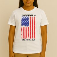 I Stand For The Flag I Kneel For The Fallen Usa T-Shirt
