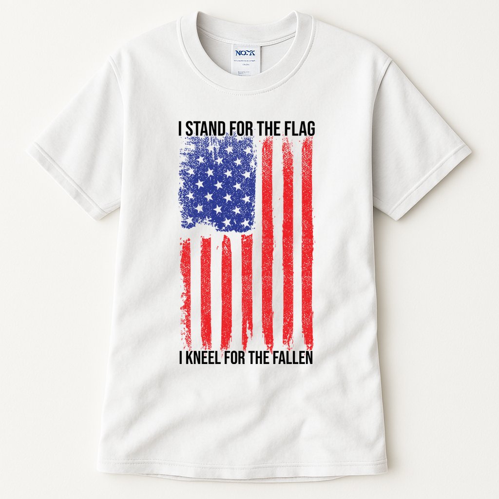 I Stand For The Flag I Kneel For The Fallen Usa Tall T-Shirt