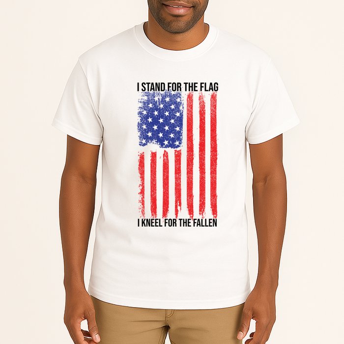 I Stand For The Flag I Kneel For The Fallen Usa Tall T-Shirt