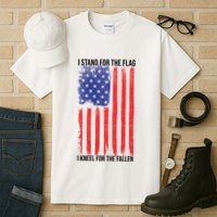 I Stand For The Flag I Kneel For The Fallen Usa Tall T-Shirt