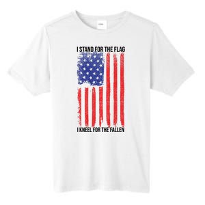 I Stand For The Flag I Kneel For The Fallen Usa Tall Fusion ChromaSoft Performance T-Shirt