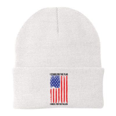 I Stand For The Flag I Kneel For The Fallen Usa Beanie