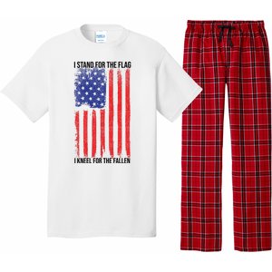 I Stand For The Flag I Kneel For The Fallen Usa Pajama Set