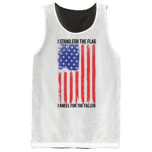 I Stand For The Flag I Kneel For The Fallen Usa Mesh Reversible Basketball Jersey Tank