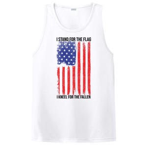 I Stand For The Flag I Kneel For The Fallen Usa PosiCharge Competitor Tank