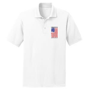 I Stand For The Flag I Kneel For The Fallen Usa PosiCharge RacerMesh Polo