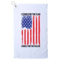 I Stand For The Flag I Kneel For The Fallen Usa Golf Towel