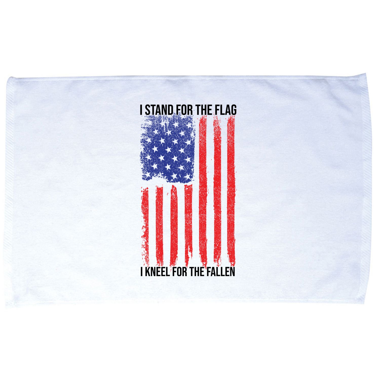 I Stand For The Flag I Kneel For The Fallen Usa Microfiber Hand Towel