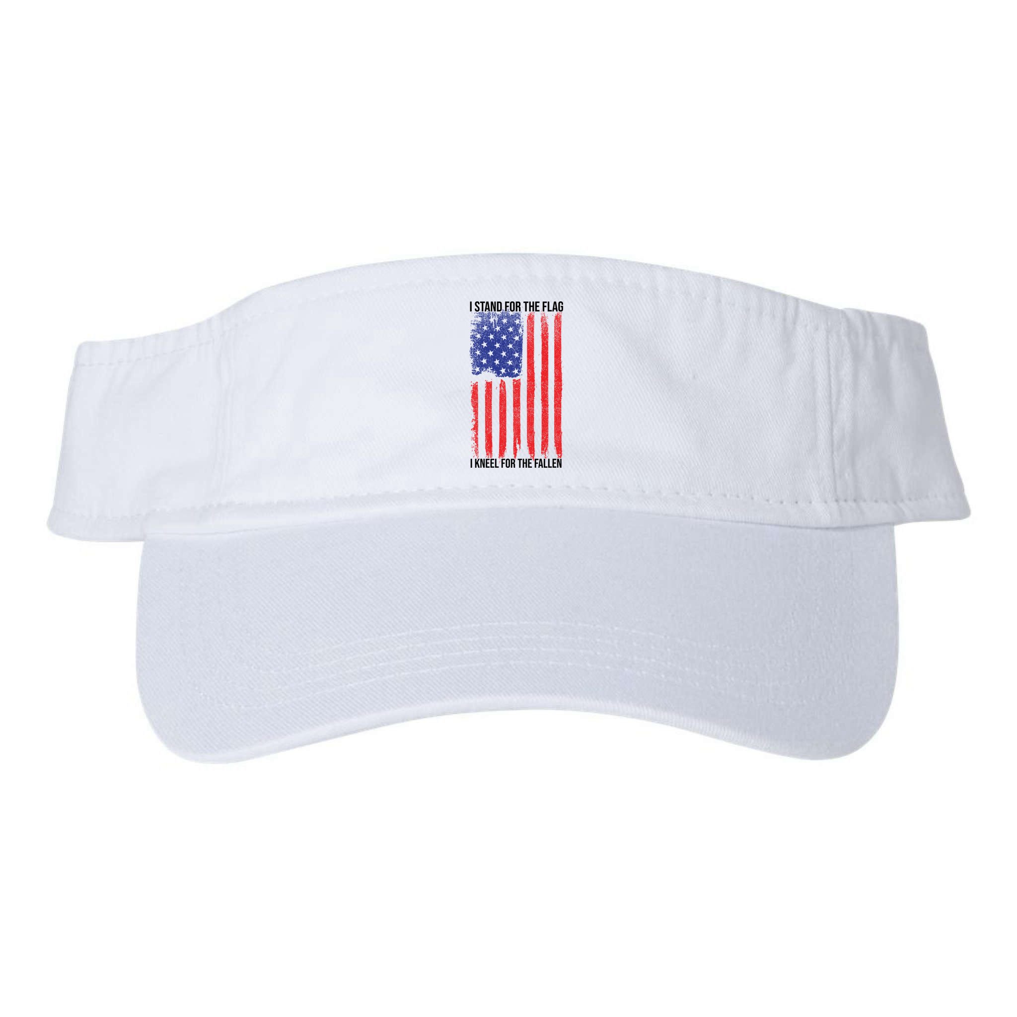 I Stand For The Flag I Kneel For The Fallen Usa Visor