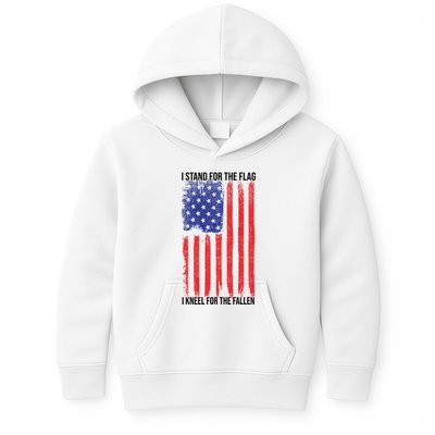 I Stand For The Flag I Kneel For The Fallen Usa Kids Hoodie