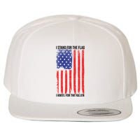 I Stand For The Flag I Kneel For The Fallen Usa Wool Snapback Cap