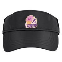 I Scream For Ice Cream Cute Adult Drive Performance Visor