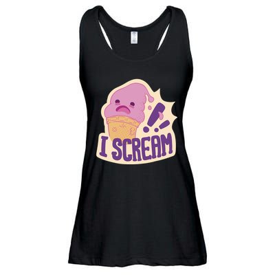 I Scream For Ice Cream Cute Ladies Essential Flowy Tank