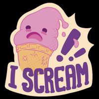 I Scream For Ice Cream Cute 16 in Basic Backpack
