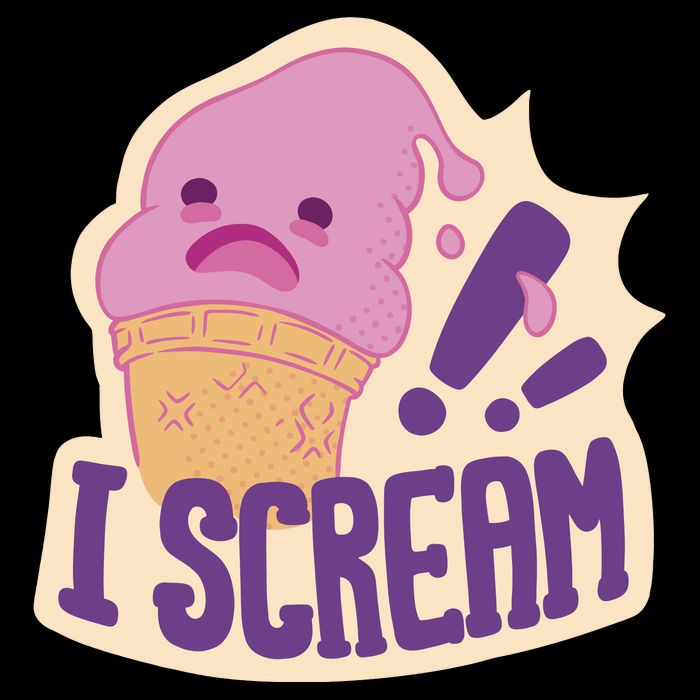 I Scream For Ice Cream Cute 16 in Basic Backpack