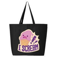 I Scream For Ice Cream Cute 25L Jumbo Tote