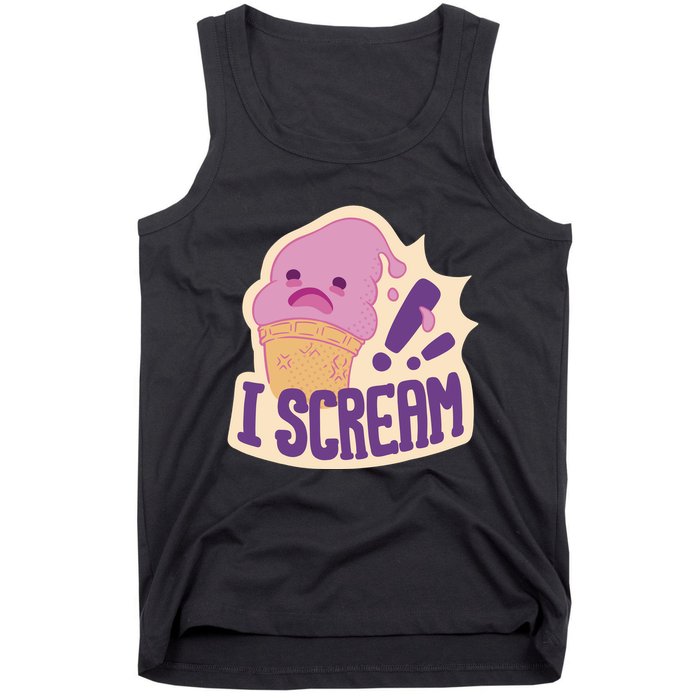 I Scream For Ice Cream Cute Tank Top