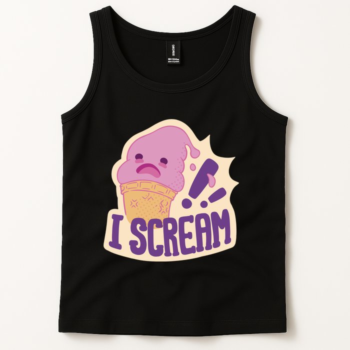 I Scream For Ice Cream Cute Tank Top