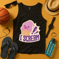 I Scream For Ice Cream Cute Tank Top