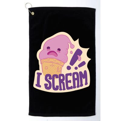 I Scream For Ice Cream Cute Golf Towel