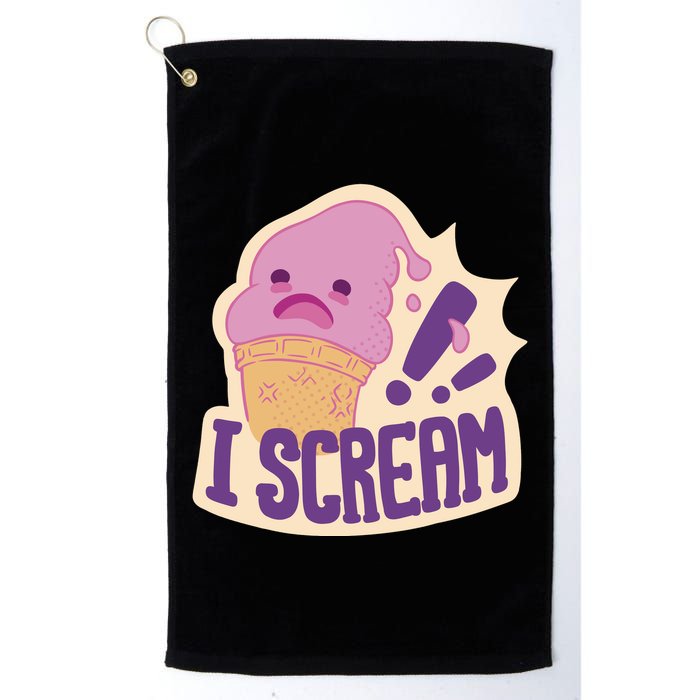 I Scream For Ice Cream Cute Golf Towel
