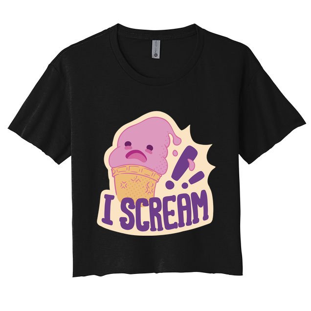I Scream For Ice Cream Cute Crop Top