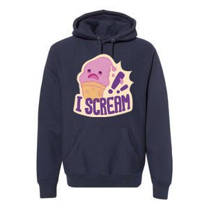 I Scream For Ice Cream Cute Premium Hoodie