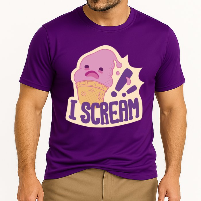 I Scream For Ice Cream Cute Performance Shirt