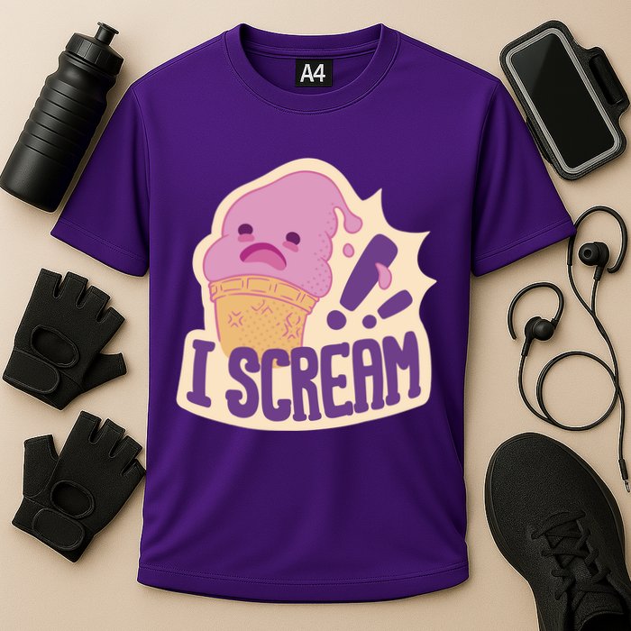 I Scream For Ice Cream Cute Performance Shirt