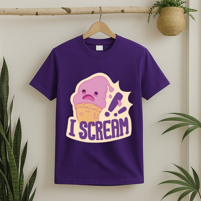 I Scream For Ice Cream Cute T-Shirt
