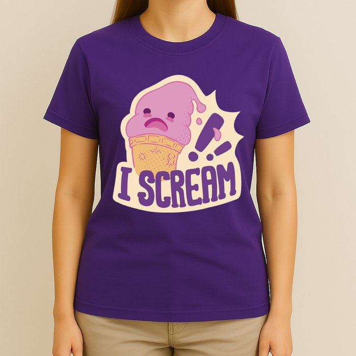 I Scream For Ice Cream Cute T-Shirt
