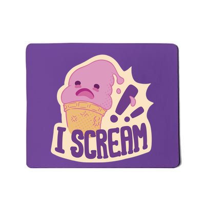 I Scream For Ice Cream Cute Mousepad