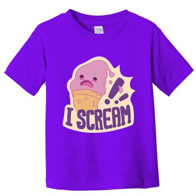 I Scream For Ice Cream Cute Toddler T-Shirt