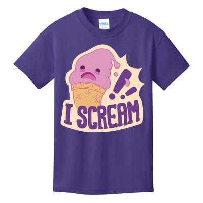 I Scream For Ice Cream Cute Kids T-Shirt