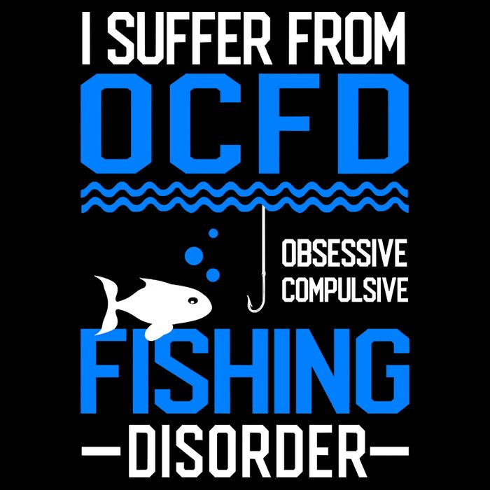 I Suffer From OCFD Fishing Discorder Cool Fish Daddy Impact Tech Backpack