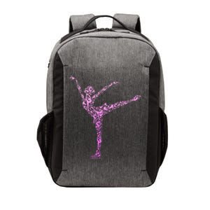 Ice Skating Figure Skater Vector Backpack