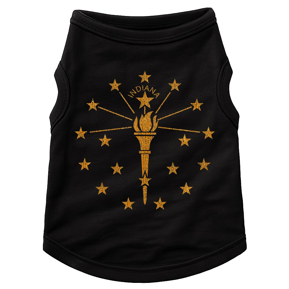 Indiana State Flag Graphic Doggie Tank