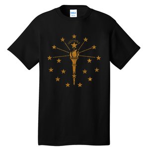 Indiana State Flag Graphic Tall T-Shirt