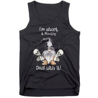 IM Short Funny MouthyS Deal Gnome With It Happy Halloween Tank Top