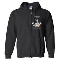 IM Short Funny MouthyS Deal Gnome With It Happy Halloween Full Zip Hoodie