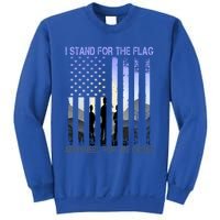 I Stand For The Flag And Kneel For The Cross Usa Tee Gift Sweatshirt