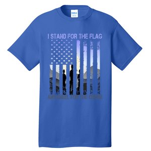 I Stand For The Flag And Kneel For The Cross Usa Tee Gift Tall T-Shirt